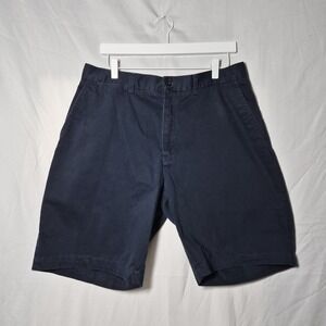Ralph Lauren Classic Polo Chino Gold Mens Shorts Size 34 Navy Blue
